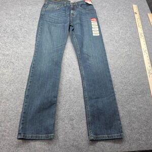 Wrangler Five Star Men Slim Straight Leg Jeans 28x30 Blue Denim 1092SSWJS